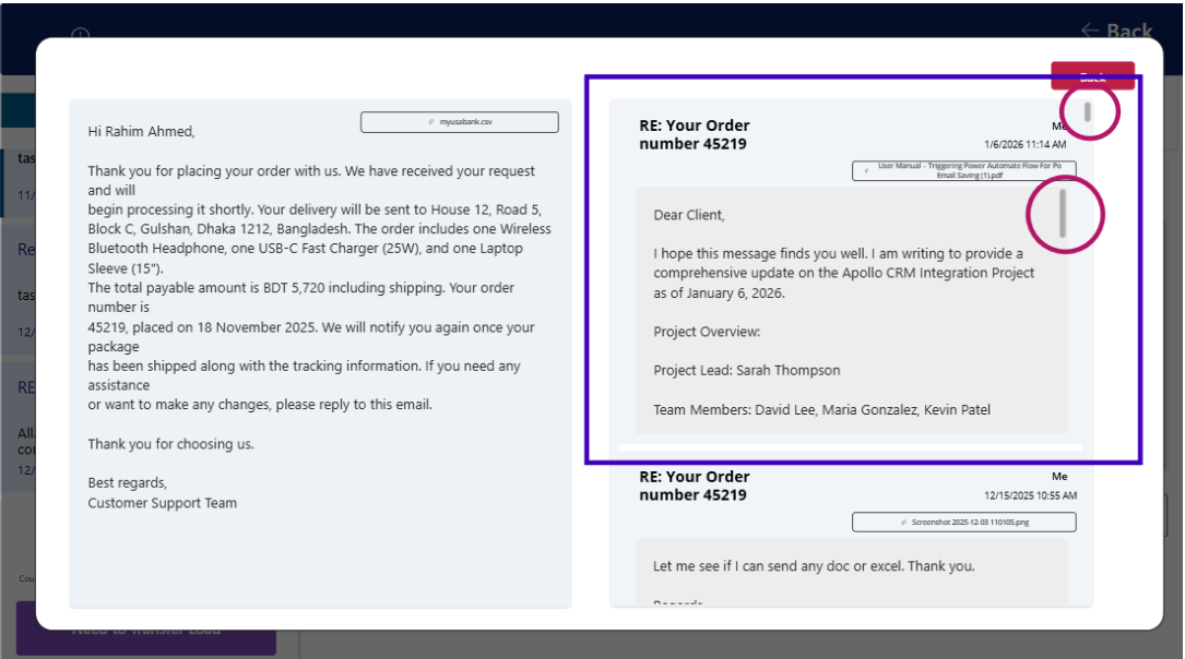 Problem: Fixed height containers cutting off content